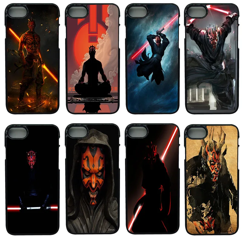 Darth Maul темные боковые Чехлы для мобильных телефонов Жесткий Пластиковый