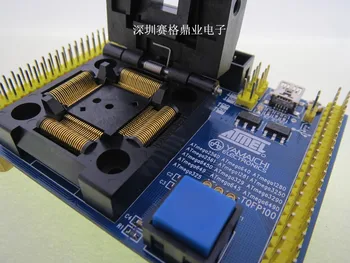 

Original ATMEL IC Test Seat ATmega2561 ATmega1281 ATmega329 Burning Programm QFP100 Socket Adapte