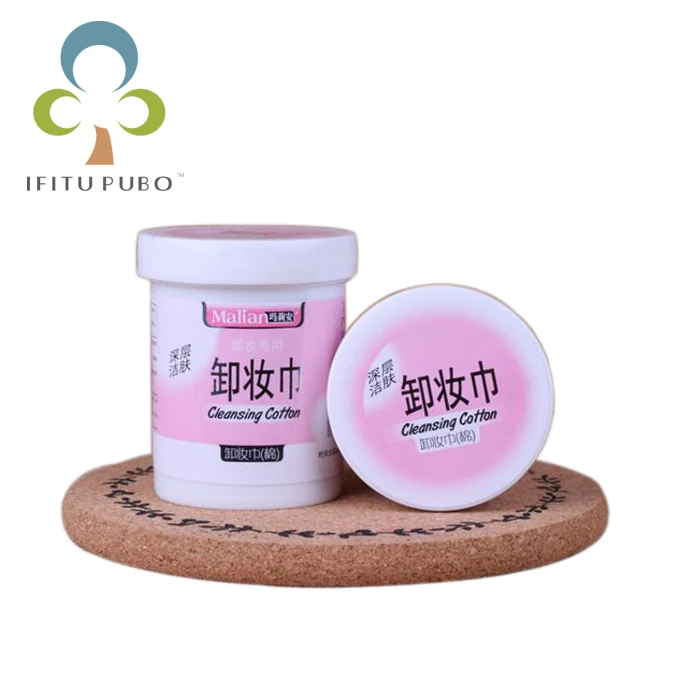 lingettes humides pour femmes lingettes d/émaquillantes pour le visage d/émaquillant soin de la peau 1 bo/îte de lingettes en coton pour le visage blanc
