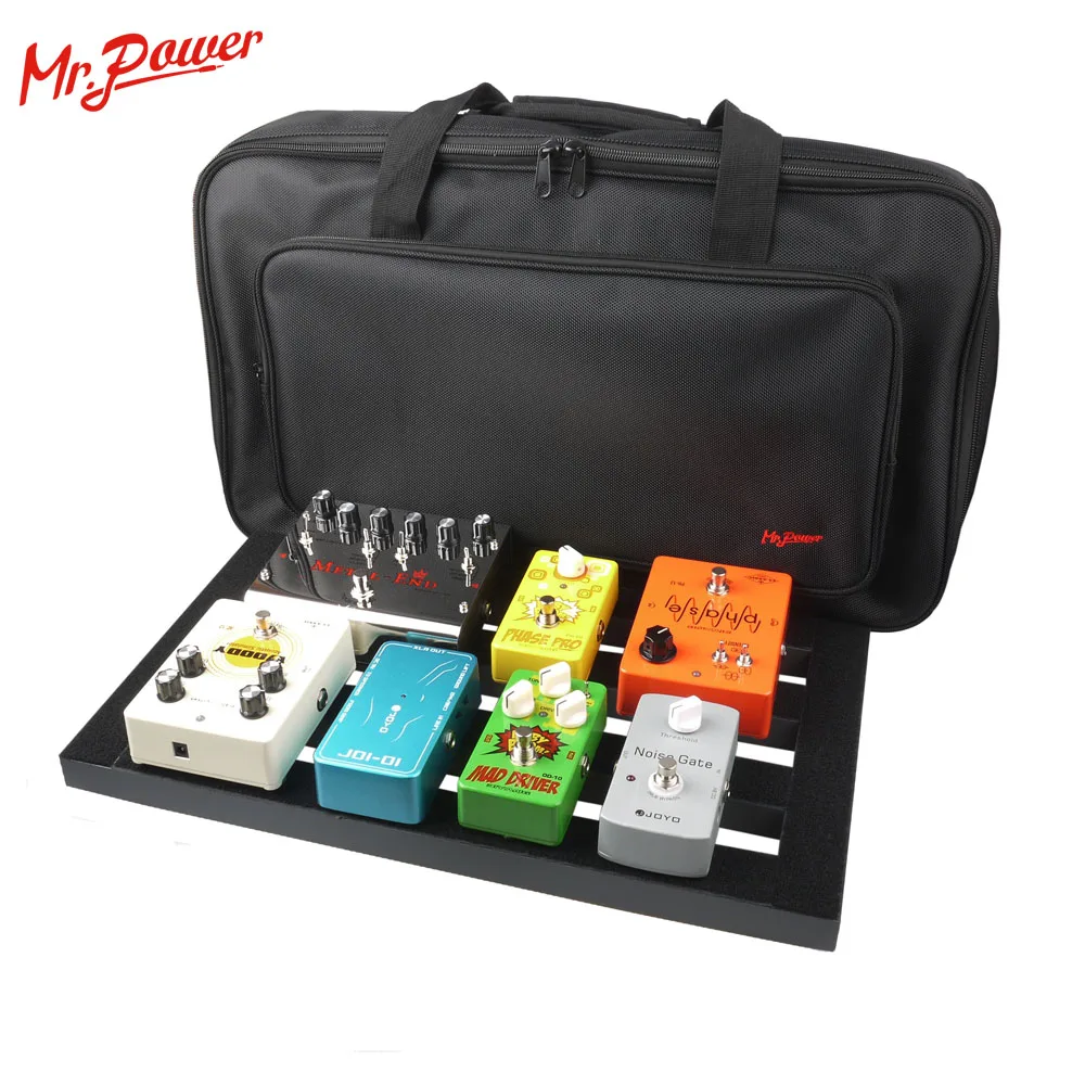 preço Guitarra Pedal Board Configuração Maior Estilo DIY Acessório Instrumento Musical Guitarra Pedaleira Com Fita Mágica Novo 200 B