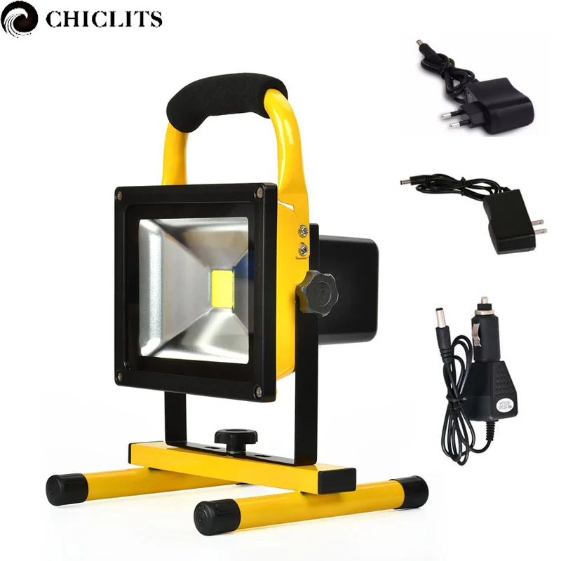 Открытый AC 85 265V прожекторы светодиодные Перезаряжаемый Светодиодный отражатель