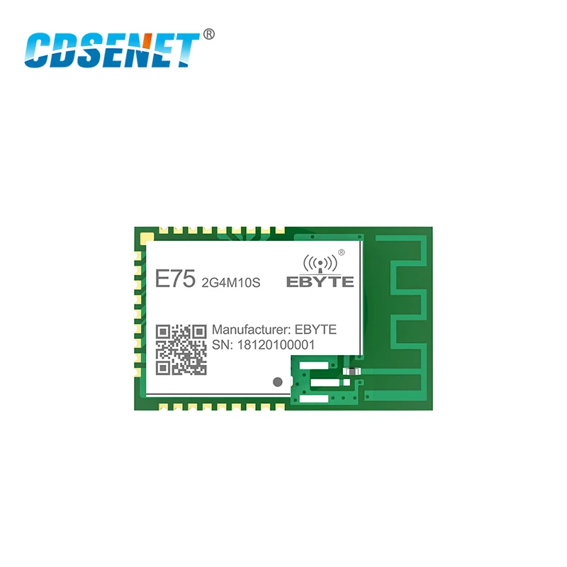 JN5169 Zigbee 2,4 ГГц 10 мВт беспроводной передатчик приемник CDSENET E75-2G4M10S SMD 10dBm PCB IPEX 2,4 ГГц радиочастотный приемопередатчик