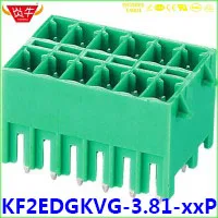 KF2EDGKNHG 3,81 2P~ 12P PCB плагин клеммные блоки 15EDGKNHG 3,81 мм 4PIN~ 24PIN Феникс контакт DEGSON KEFA YANNIU