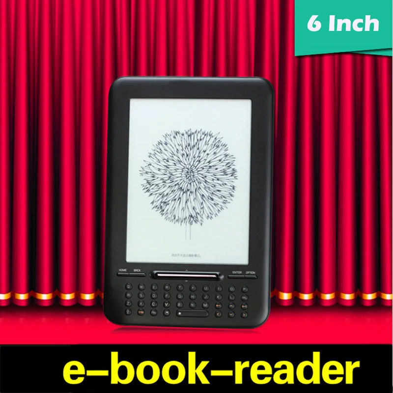 Original Pearl eink Screen 6 inch ebook Reader 2GB FB2 Russian Electronic E-book for LG e-ink R6020BQ Multi-Language | Электроника
