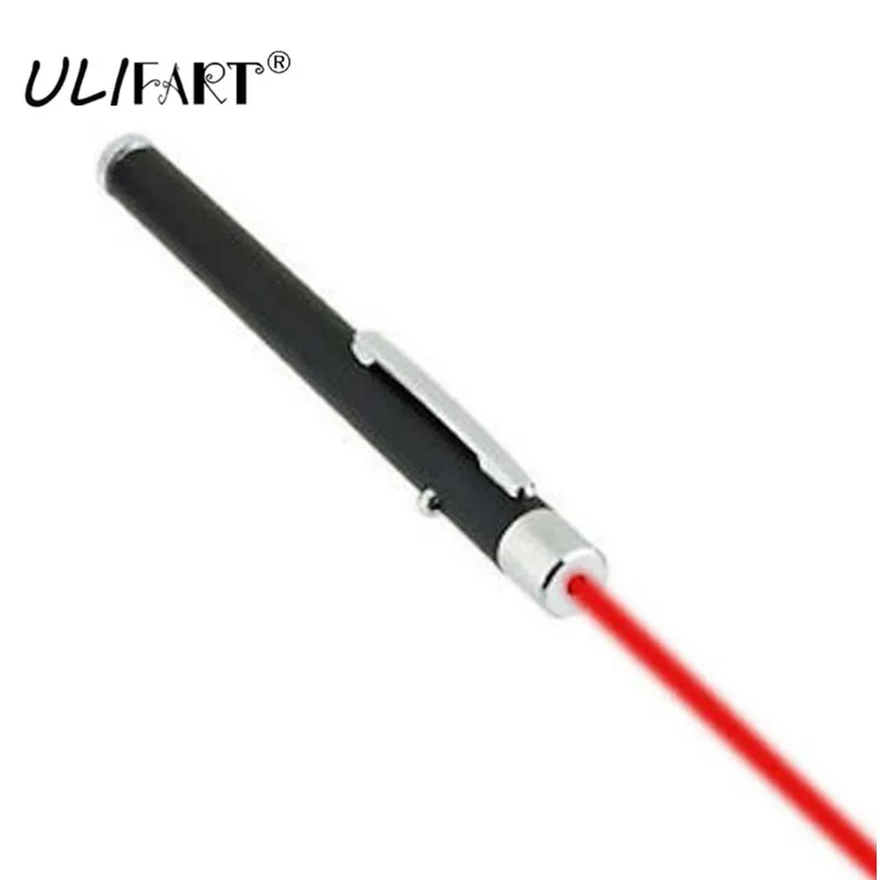 

ULIFART Red Laser Pointer Pen Hot Ultra Powerful Pen Beam Light 5mW 650nm Presentation Lamp New