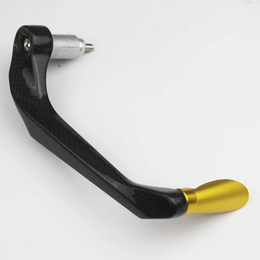 Carbon fiber+Aluminum Motorcycle hand Protect Guard System Brake Clutch Levers Protector Falling Protection For Honda Suzuki
