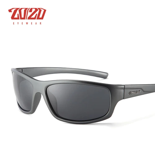 20/20 оптические брендовые дизайнерские новые поляризованные солнцезащитные очки для мужчин, модные мужские очки, солнцезащитные очки для путешествий, рыбалки, Oculos PL66 с коробкой - Цвет линз: C06 Gray Smoke