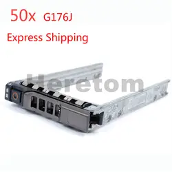 Heretom 50 шт./лот DHL экспресс-доставка 2,5 "SAS/SATA лоток Caddy для Dell R510 R520 R610 R620 R710 R720 карман для жесткого диска кронштейн