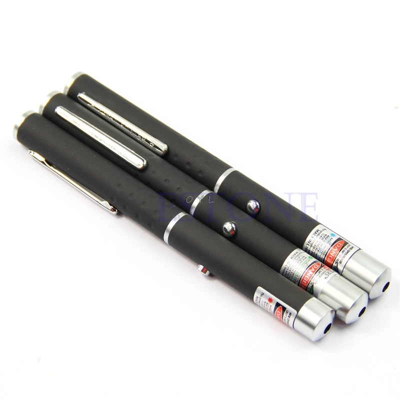 

Powerful Red Purple Green Laser Pointer Pen Visible Beam Light 5mW Lazer 650nm