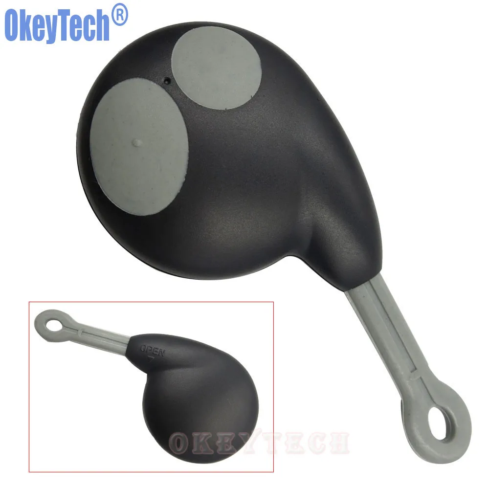 OkeyTech 2 Buttons Car Remote Key Shell for Toyota for Honda Cobra Alarm 7777 1046 3193 7928 8188 Auto Keyless Entry Fob Case