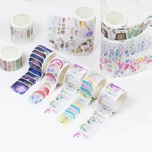 80 Pcs/roll Frasco de Perfume Em Aquarela Pintura Decoração Para Scrapbooking Mascaramento Washi Tape DIY Fita Fita Adesiva