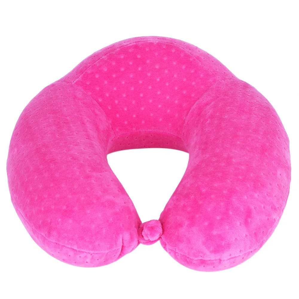 1pc U shaped Neck Pillow Memory Foam Pillows For Car travel air plane