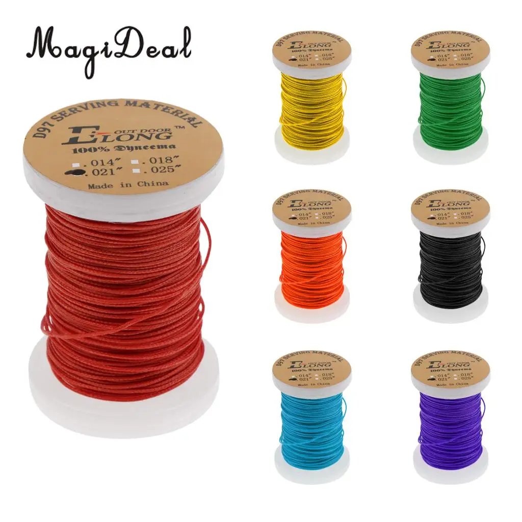 MagiDeal 30 Meter Archery Bow Strings Protect Serving Thread for