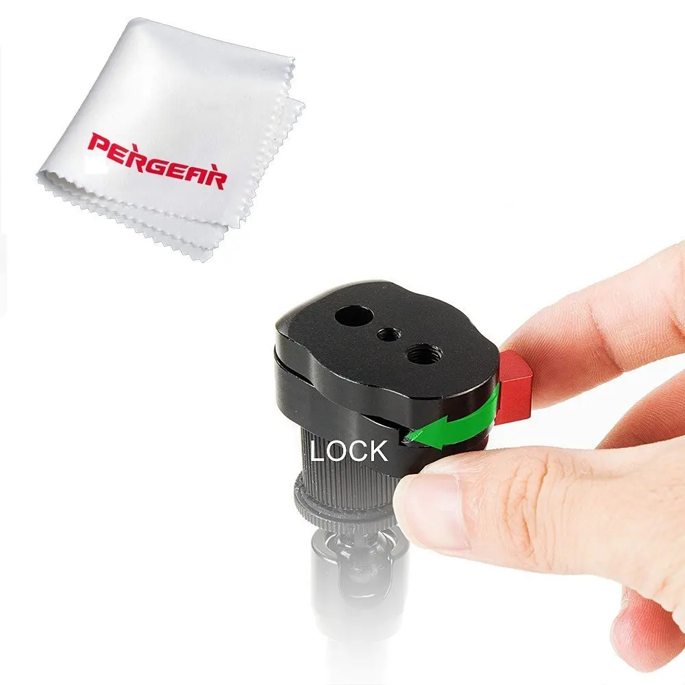 

Pergear Mini Quick Release Plate for Feelworld FW759 FW759P FW760 FW74K Aputure VS-1 VS-2 FineHD Lilliput with 1/4" Screw Hole