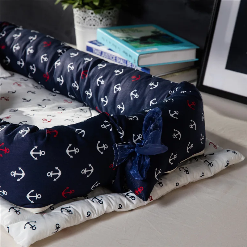 Murah Bayi Sarang Tempat Tidur Bayi Portabel Yang Dapat Dilepas dan Mudah Dicuci Bayi Biaya Perjalanan Tempat Tidur untuk Anak Bayi Anak Katun Cradle untuk Bayi Baru Lahir bumper