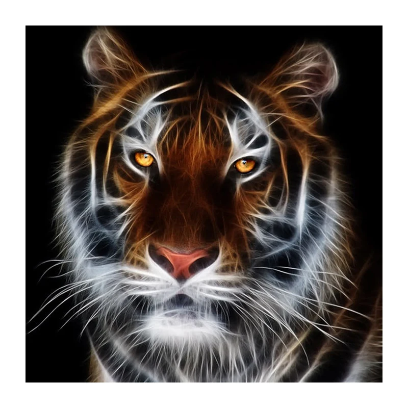 3D DIY Diamond Embroidery King Of The Forest Tiger Diamond Painting Cross Stitch Square Diamond Sets Unfinish Decorative 