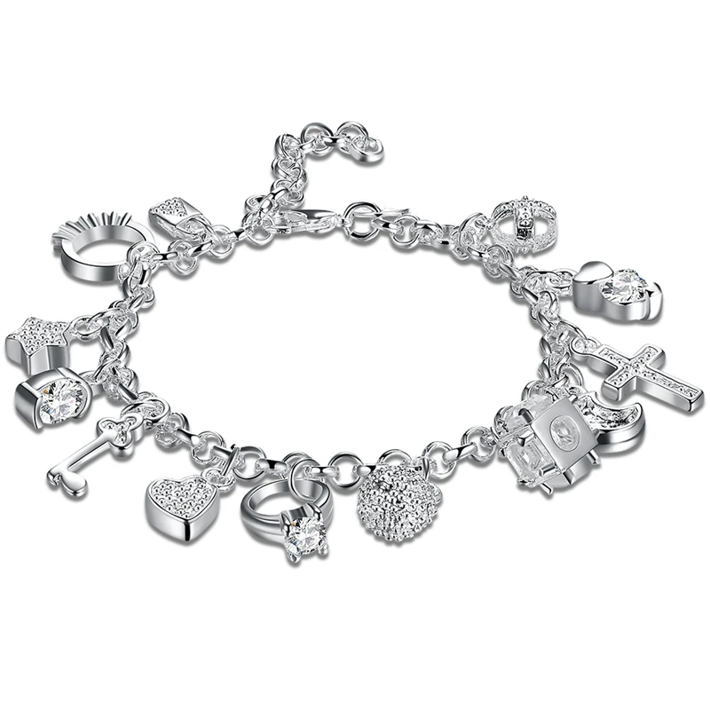 Women's Fashion Jewelry Silver Bracelet Exquisite Creative Bracelet Top