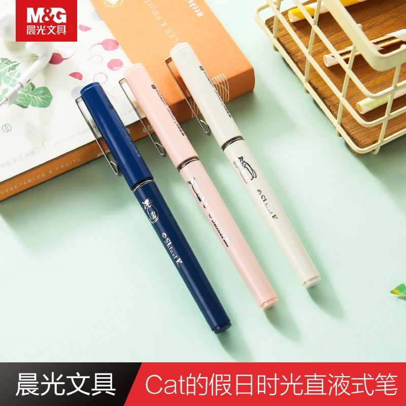 

Stationery Liquid Pen Full Needle Gel Pen Student Office Signature Pen Ink Black 0.5mm