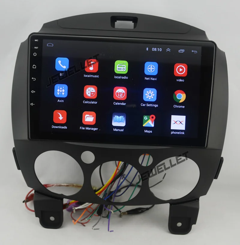 " четырехъядерный Android 8,1 Автомобильный gps Радио навигатор для mazda Demio 2007- с 4G/Wifi, DVR OBD 1080P