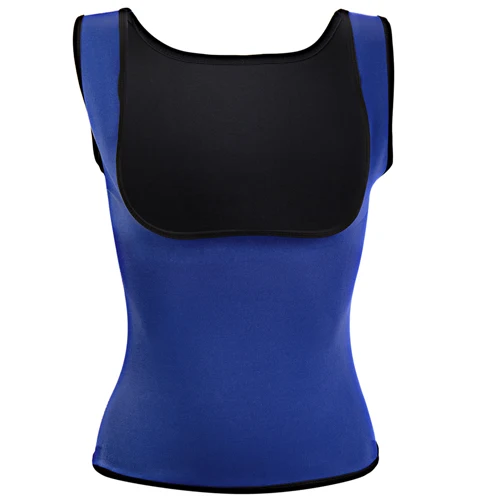 Неопрен Body Shaper для похудения талии тренер жилет Для женщин Корректирующее бельё для женщин - Цвет: Синий
