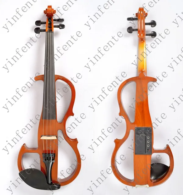 Best Price Violin New 4/4 Electric Violin Solid wood silent Fine tone Parts ..