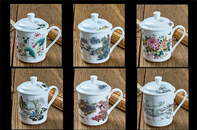 Кофейные кружки в стиле tazas креативные кофейные с китайским рисунком чашка для