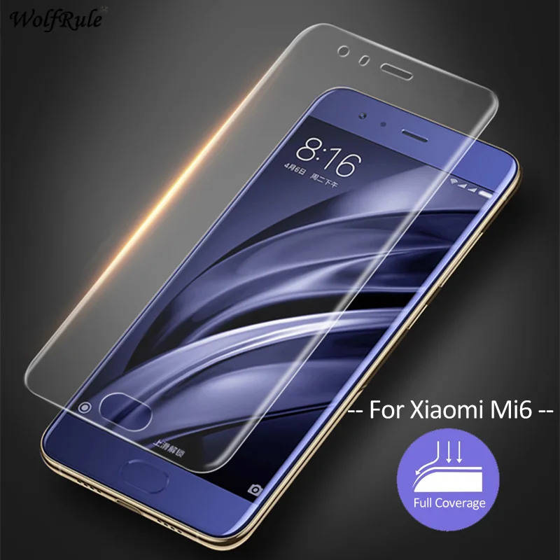 WolfRule For Film Xiaomi Mi6 Screen Protector Phone Glass Soft TPU Slim Protective Mi 6 | Мобильные телефоны и аксессуары