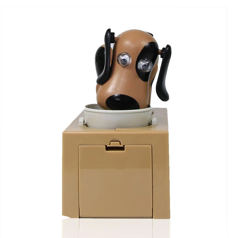 Eworld Роботизированная поедающая собака Банко Канино копилка автоматический палантин копилка экономия денег Коробка Подарок для ребенка