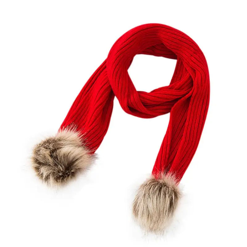 

Children Scarf Kids Neckerchief Winter Warm Scarves Boys Girl Kids Cute Simple Knitted Scarve Baby Accessories