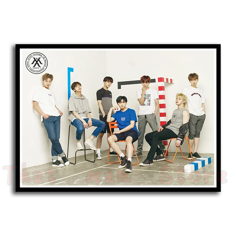Monsta X отображает яркость интерьера дома белая бумага хорошего качества домашняя
