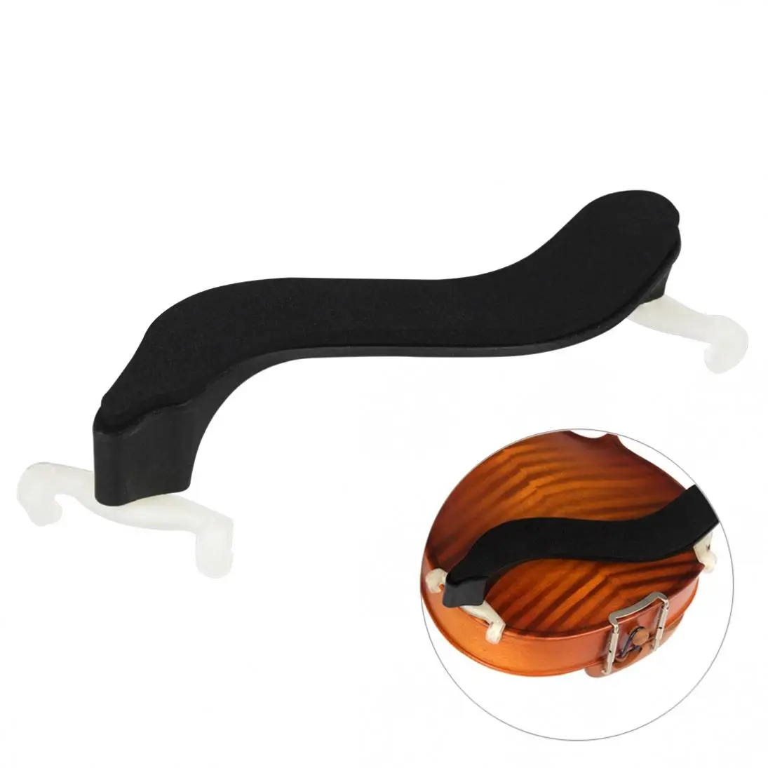4/4 3/4 Adjustable Glass Fiber Thick Soft Sponge Violin Shoulder Rest Padded | Спорт и развлечения