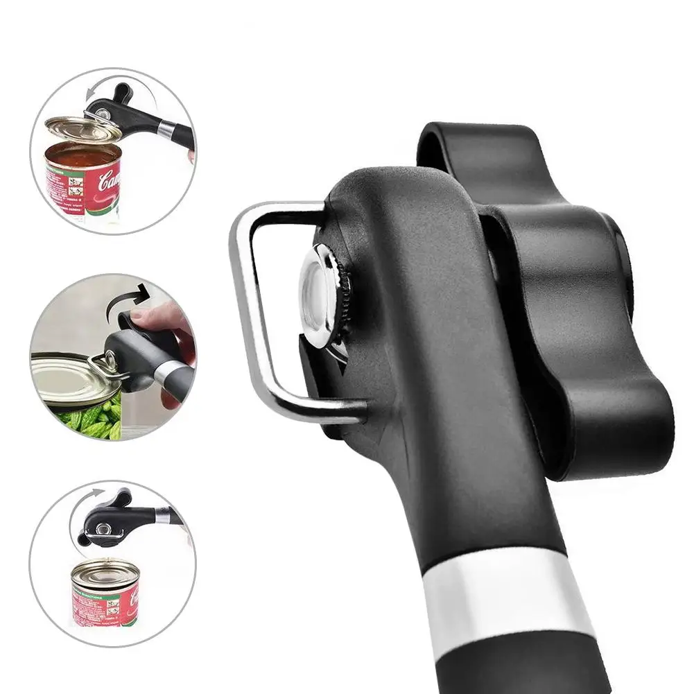 Cans Opener Professional Ergonomic Manual Can Opener Side Cut Manual