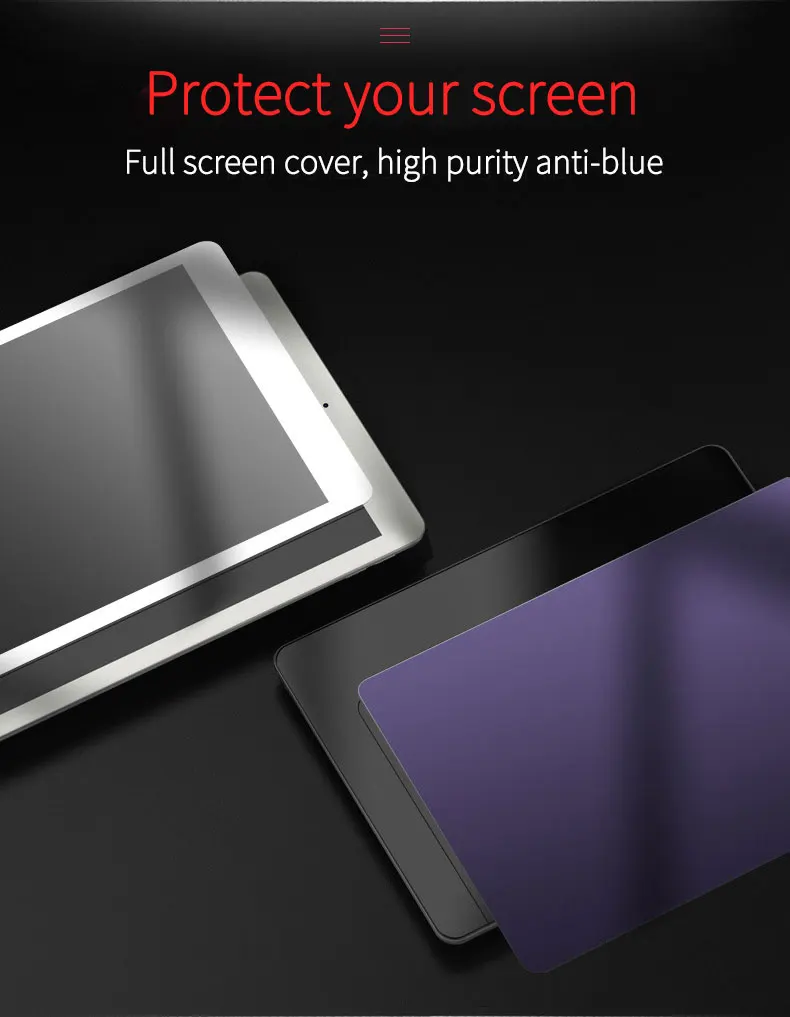 0,26 мм анти синий фиолетовый свет сплошной Экран Защитная крышка для ipad Mini 1 2 3 закаленное Стекло пленка для ipad A1432 защитный кожух