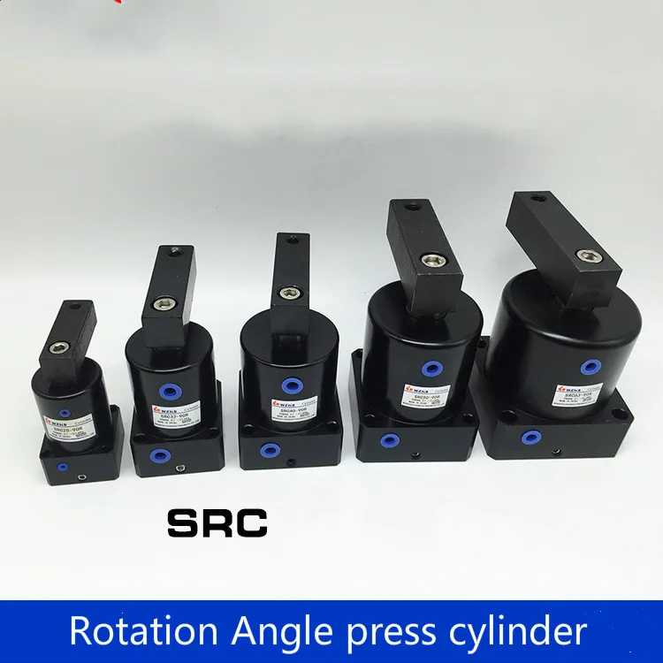 SRC25/32/40/50/63 90L/R rotating cylinder rotating clamping cylinder 90