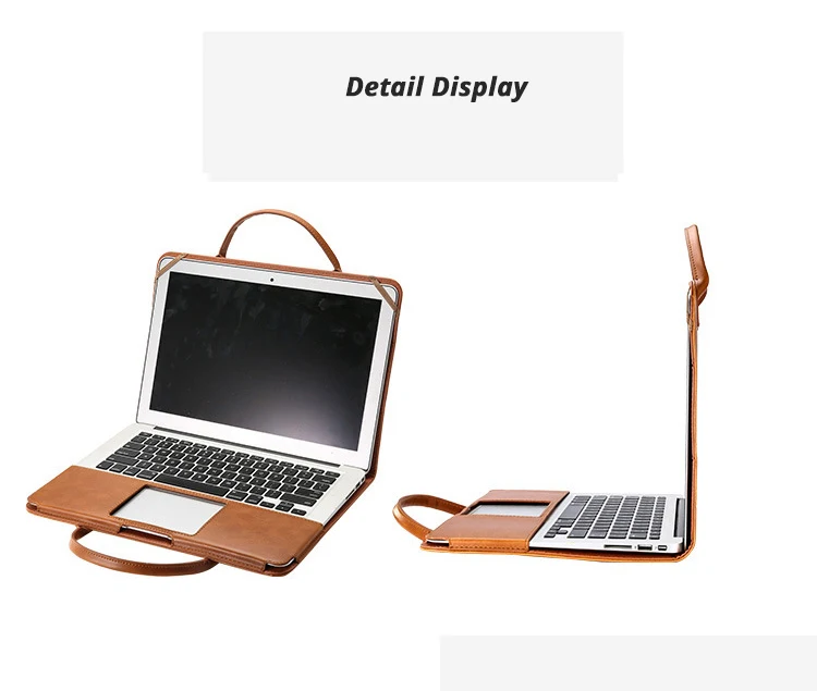 Кожаный чехол-подставка для MacBook Air Pro retina 11, 12, 13, 15 дюймов, чехол-книжка, роскошная сумка для ноутбука, чехол s PU