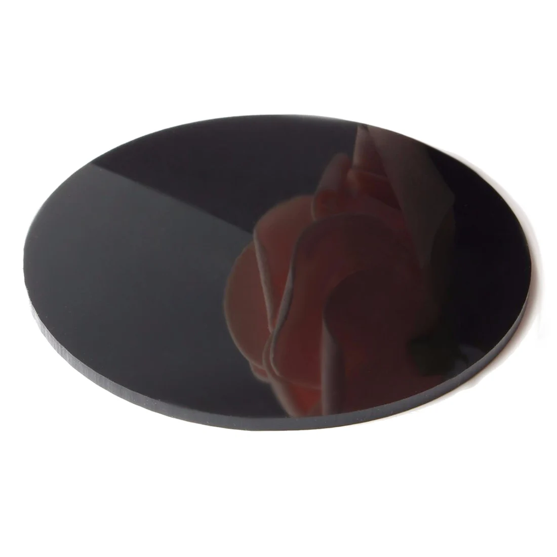 

3mm thick Mirror Acrylic round sheet black diameter 200mm