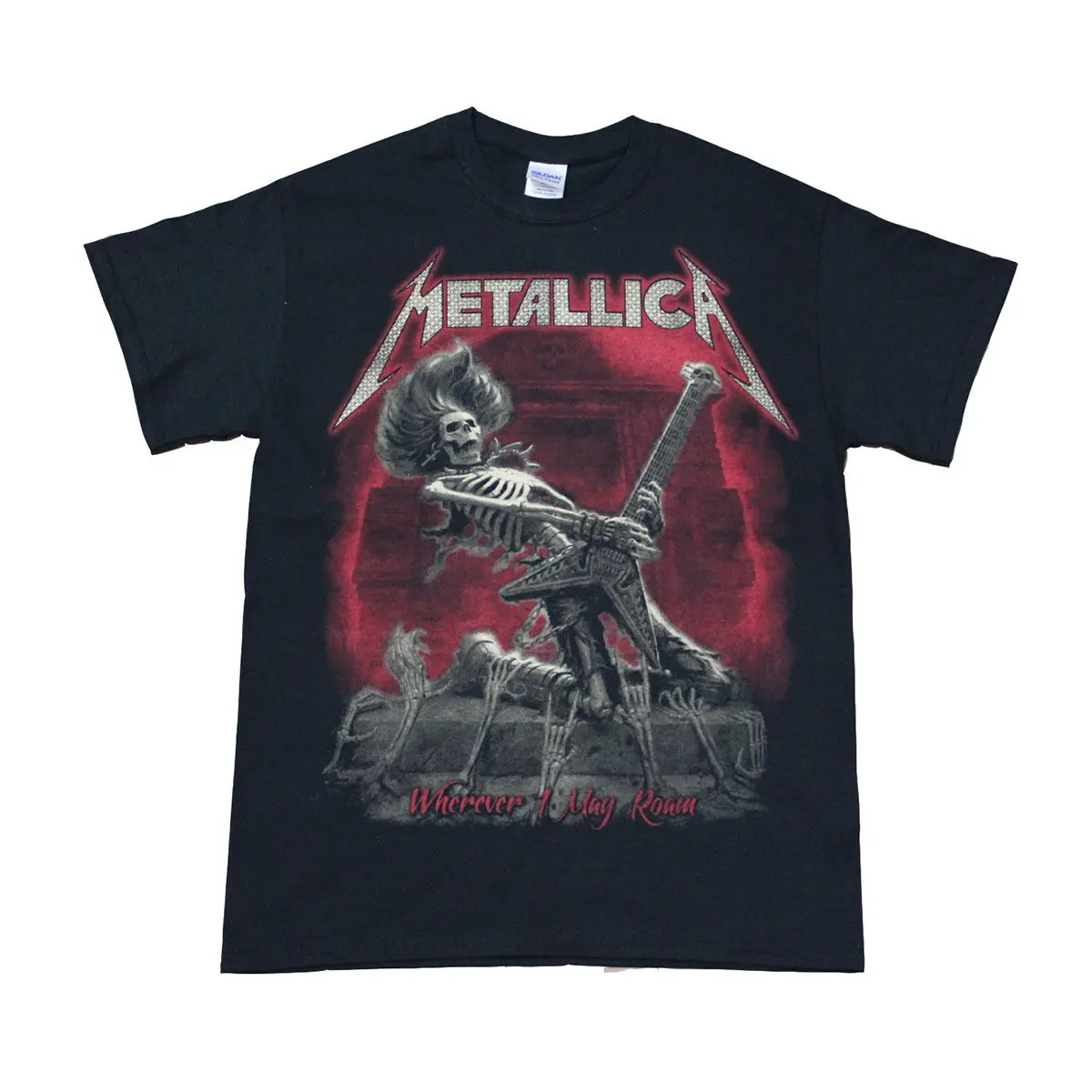 Metallica Для мужчин футболка красочные GraphicTop Футболка 100% хлопок Юмор Мужчин Crewneck