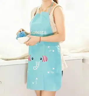 Корейский держатель для дома фартук кухонные части для уборки приготовления пищи водонепроницаемый ПВХ мультфильм милый леди приготовления платье hello kitty Kawaii подарок