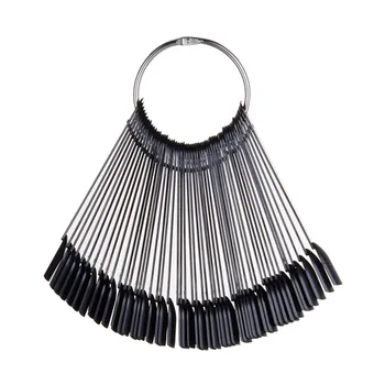 

Sector/White/Transparent Nail Practise False Finger Nail Art Display Practice Tips Sticks Tool Sticks Polish Gel Display