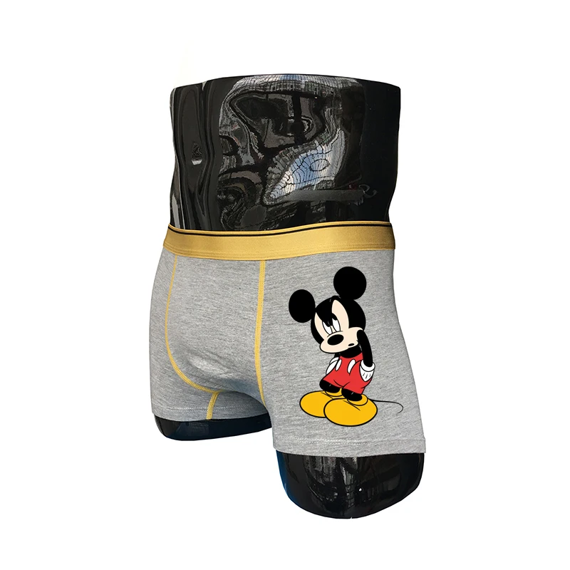 

(2 piece/set)True Reveler cute cartoon Mickey underwears boxers men sexy boxer shorts hip hop funny mouse underpants