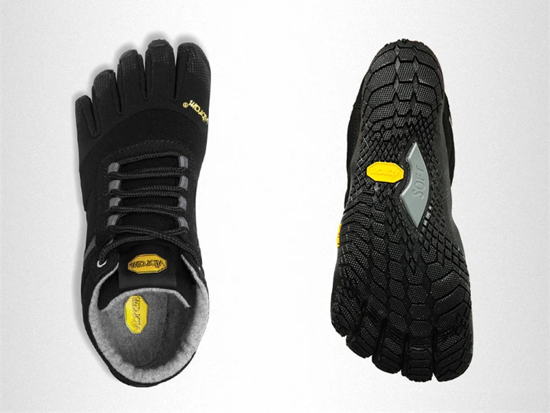 Vibram Fivefingers Trek Ascent изолированные мужские кроссовки для спорта на открытом воздухе зимняя теплая шерстяная тренировочная походная альпинистская обувь