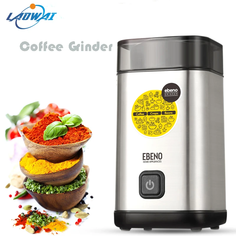 Electric Blade Coffee Grinders Stainless Steel Beans Grinders Small