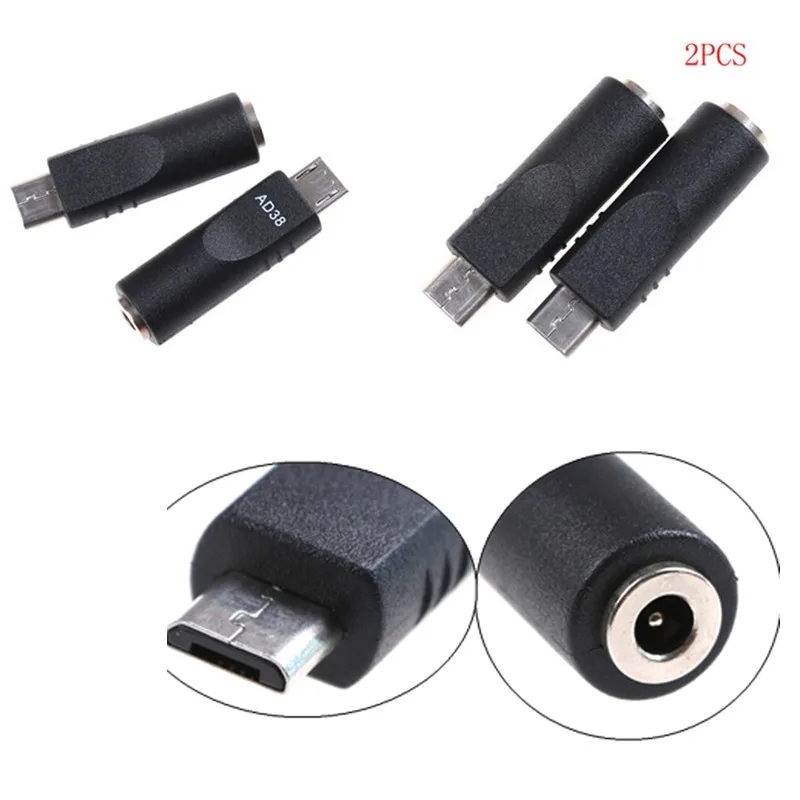 2 шт. 3 5x1 1 мм 5 Pin DC Power Female Micro USB штекер разъем адаптер для Android смартфонов планшетов