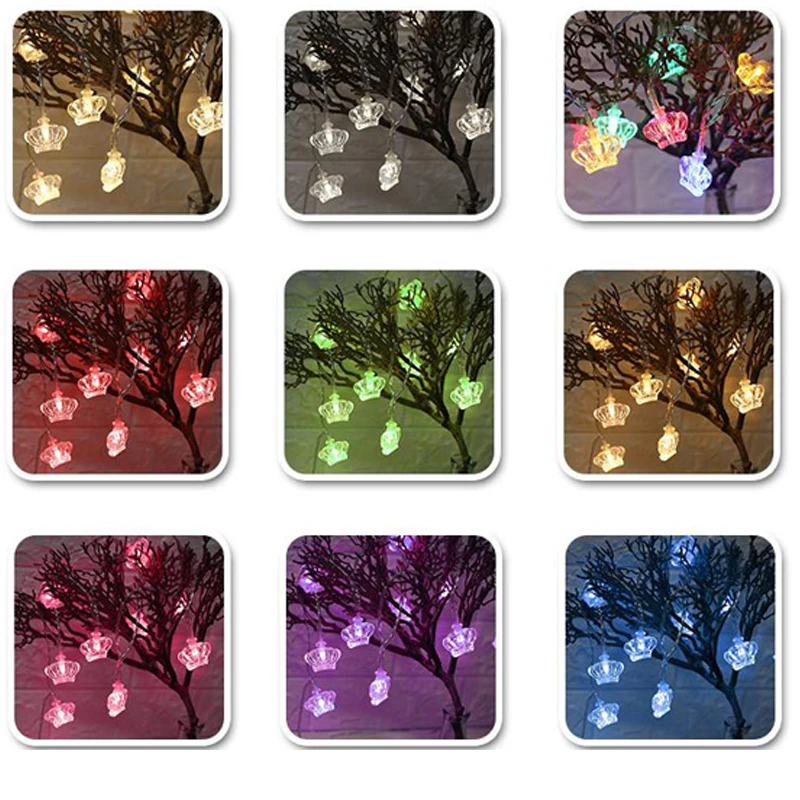 Christmas Lights Indoor Led String Fairy Light Xmas Party Home Wedding Garden Garland Battery Powered Christmas Decorations (5)