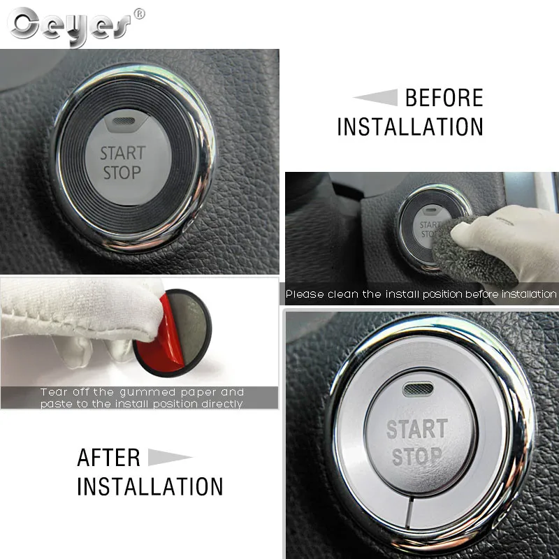 Car Start Engine Button Key Ring for NISSAN (35)