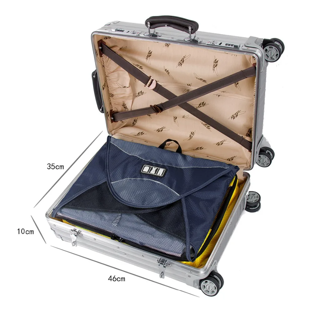 BAGSMART 17 ''дорожная сумка для одежды и рубашки нейлоновая черная хранения багажа