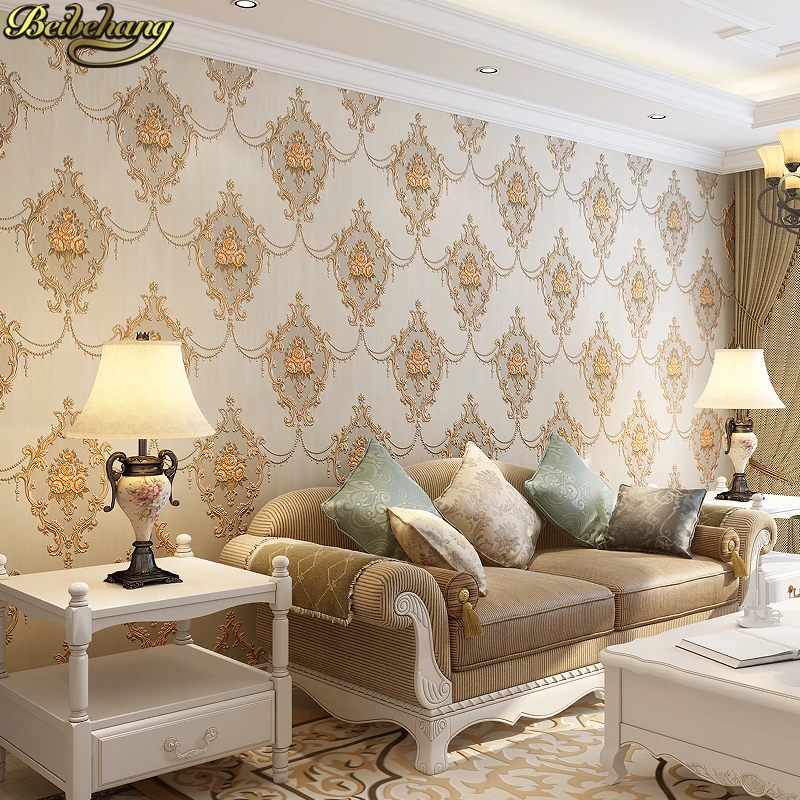 beibehang Luxury luxury European wallpaper for wallpapers home decor bedroom living room garden flower TV background wall paper