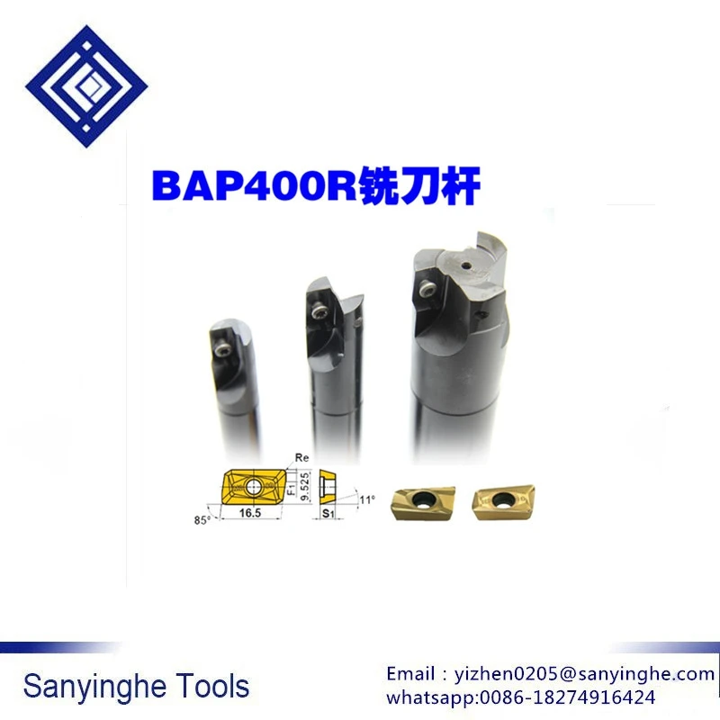 Высокая pefermance BAP/TAP400R-35 R0.8 BAP под прямым углом плечо и мельница