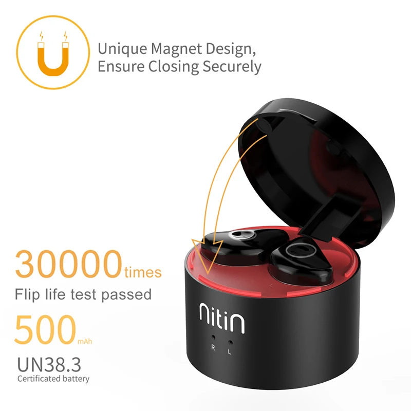 Wonstart W6 Nitin Bluetooth наушники настоящие беспроводные IPX6 Водонепроницаемый сенсорный