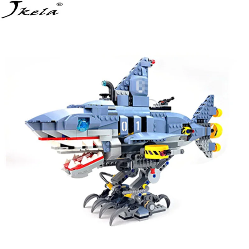 

[HOT] Garmadon Set Big Shark Building Blocks Bricks Toys Compatible Children Model Gift Ninjagoes Movie LegoINGly NinjagoINGly